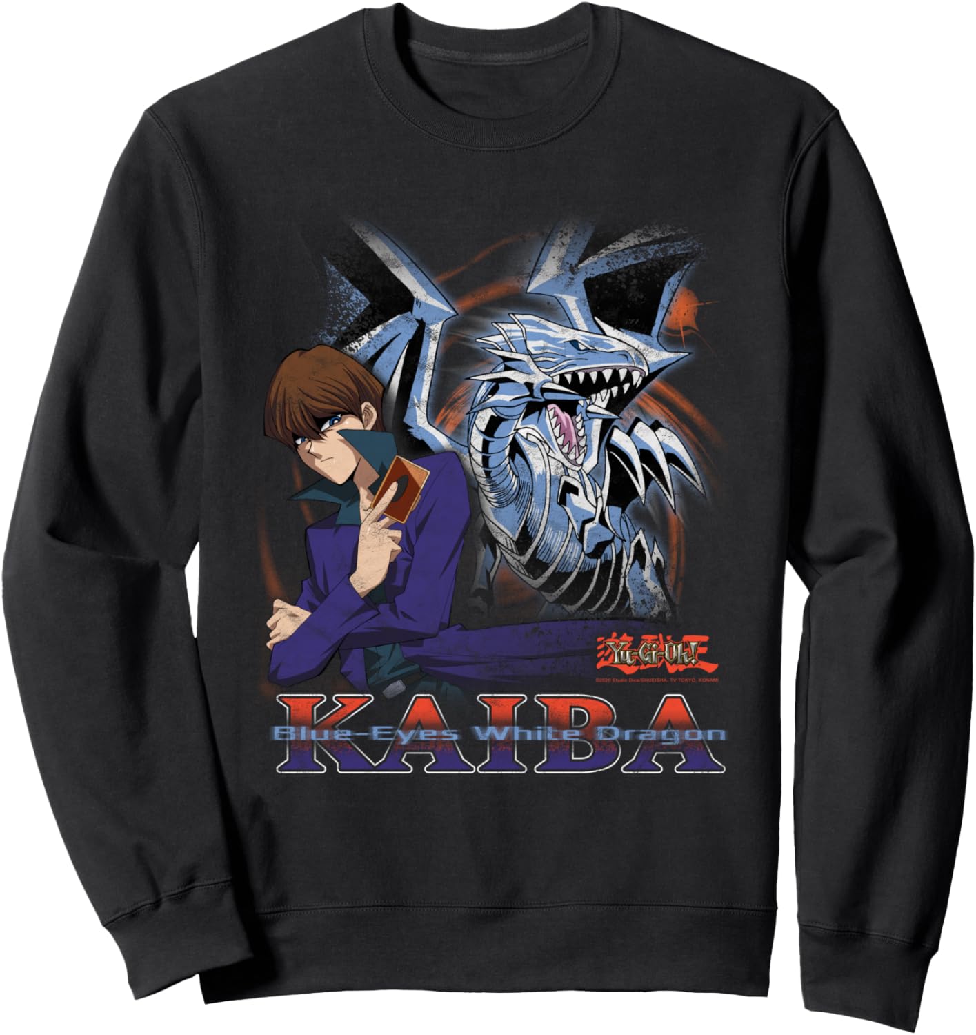 Yu-Gi-Oh! Duel Monsters Kaiba Blue-Eyes White Dragon Anime Sweatshirt
