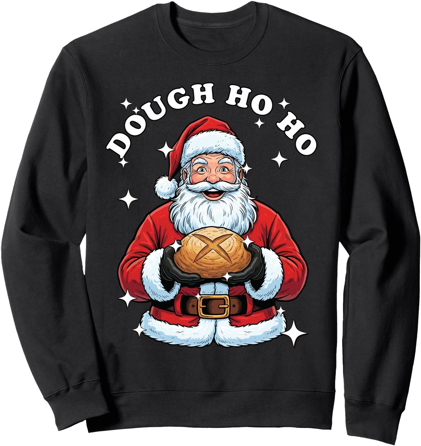 Sourdough Bread Christmas, Baker Santa Sourdough Sweatshirt