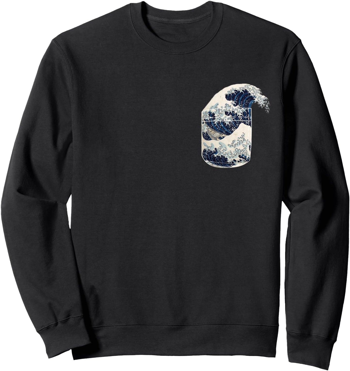 Kanagawa Japanese The great wave Japanese Wave Sweatshirt