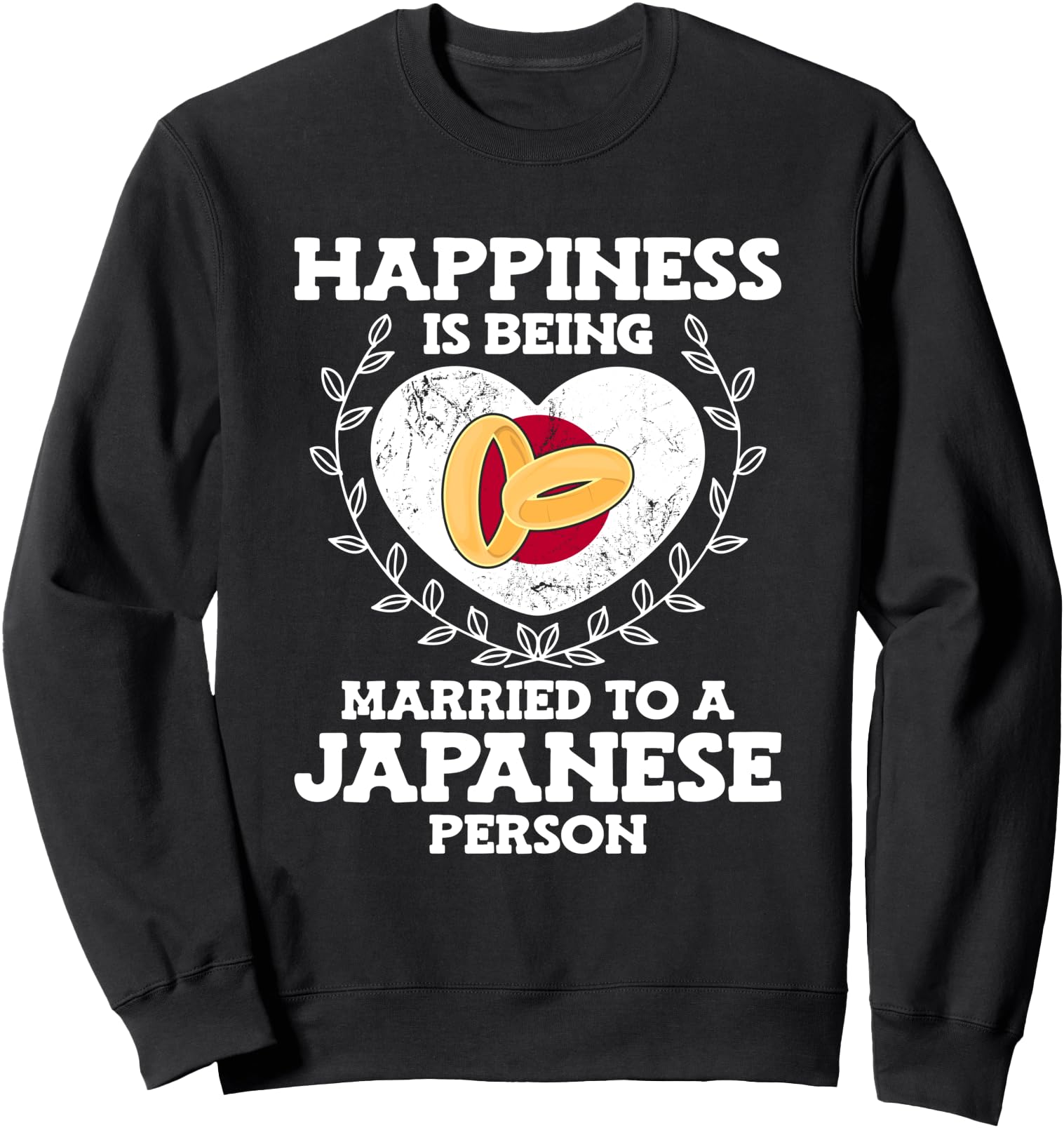 Marriage Anniversary Married To A Japanese Wife Husband Sweatshirt