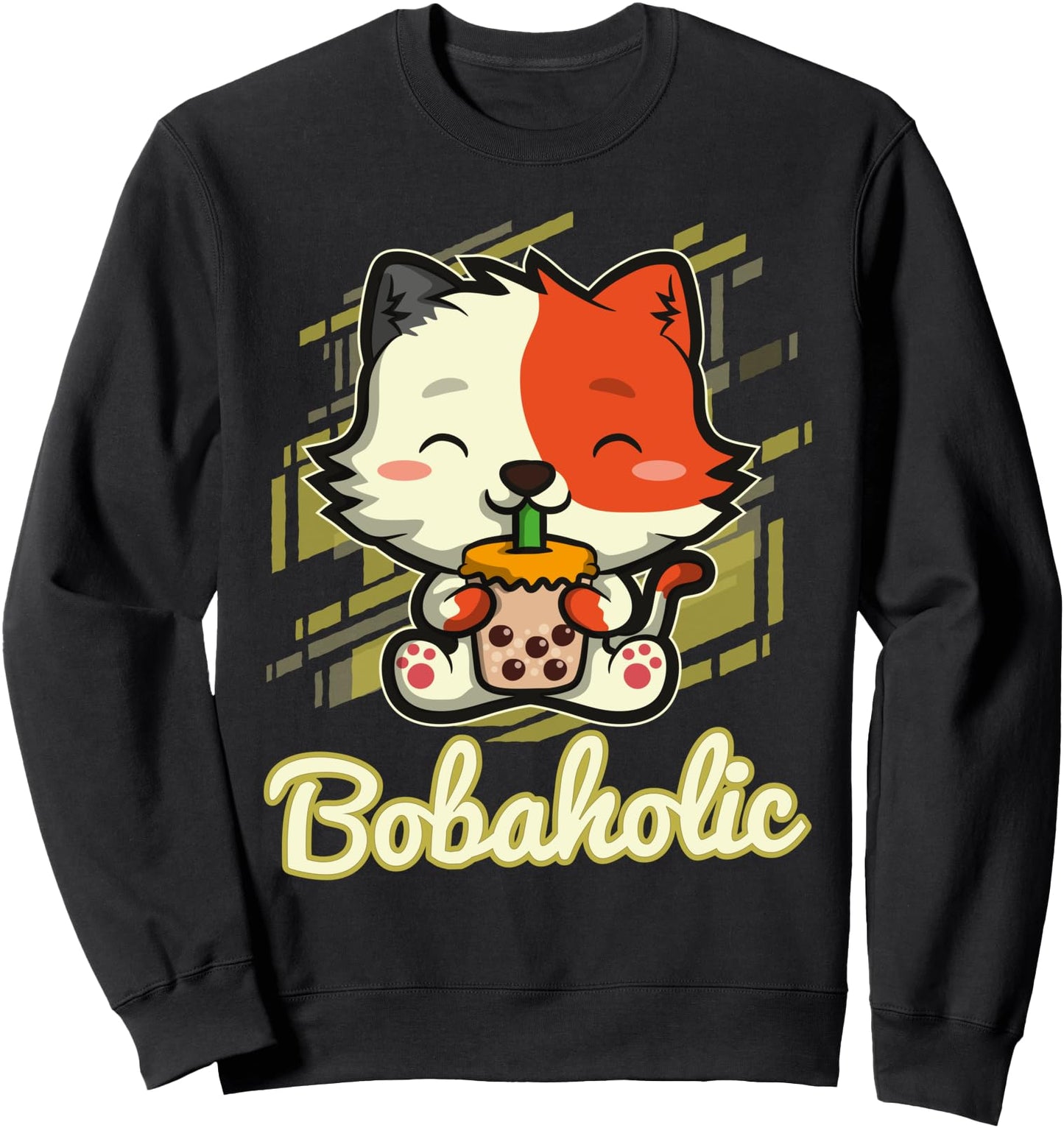 Japanese Anime Kawaii Boba Bubble Tea Sweatshirt