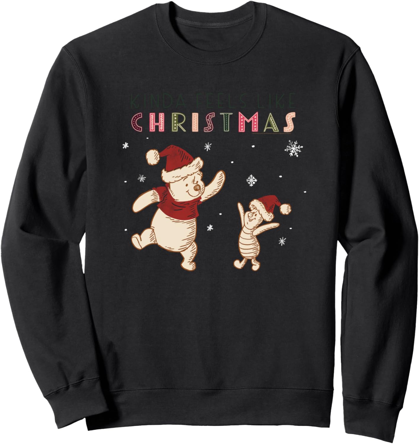 Disney Winnie the Pooh & Piglet Kinda Feels Like Christmas Sweatshirt