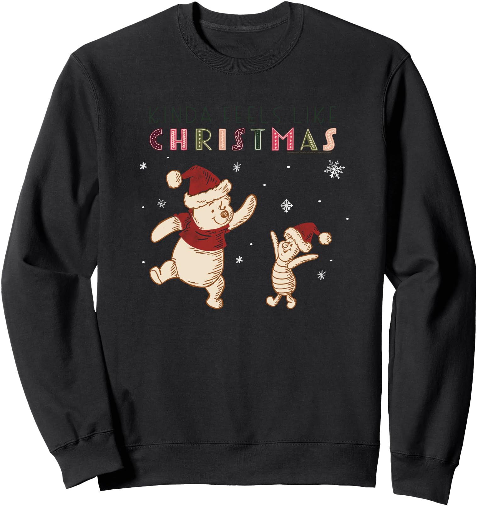 Disney Winnie the Pooh & Piglet Kinda Feels Like Christmas Sweatshirt