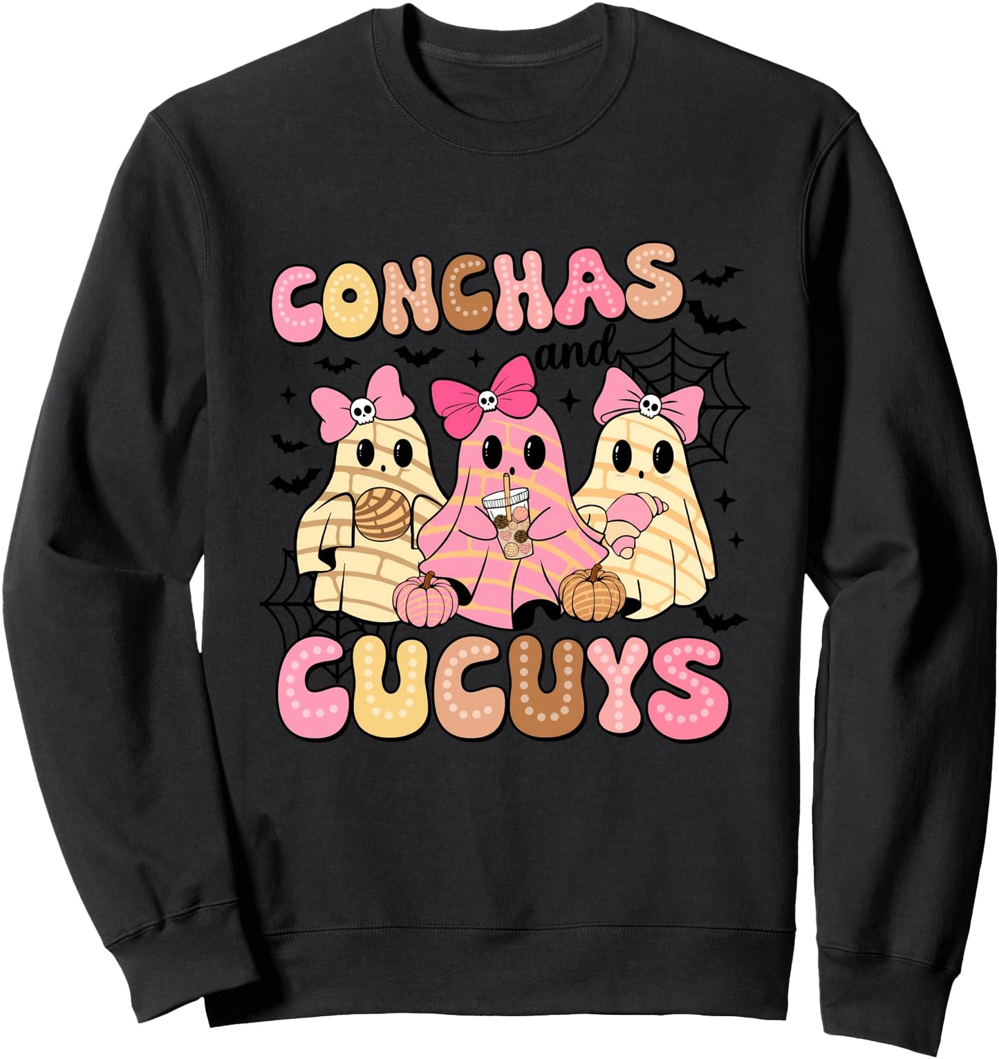 Conchas And Cucuys Spooky Season Halloween Sweatshirt