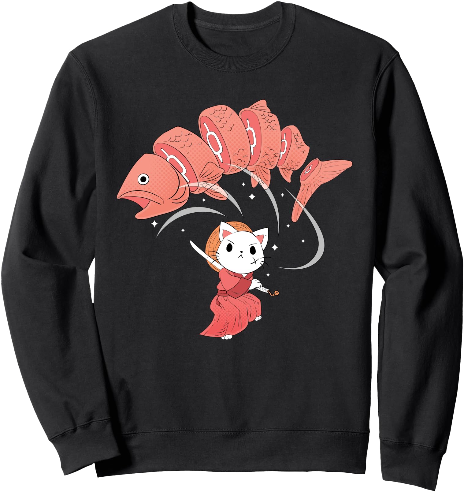 Laijutsu Japanese Samurai Cat Sweatshirt