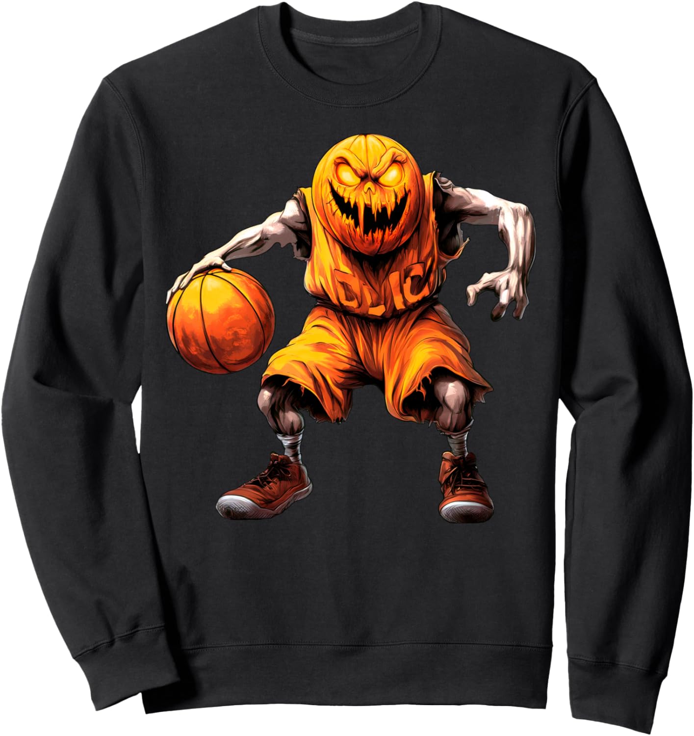Halloween Basketball Player Sweatshirt