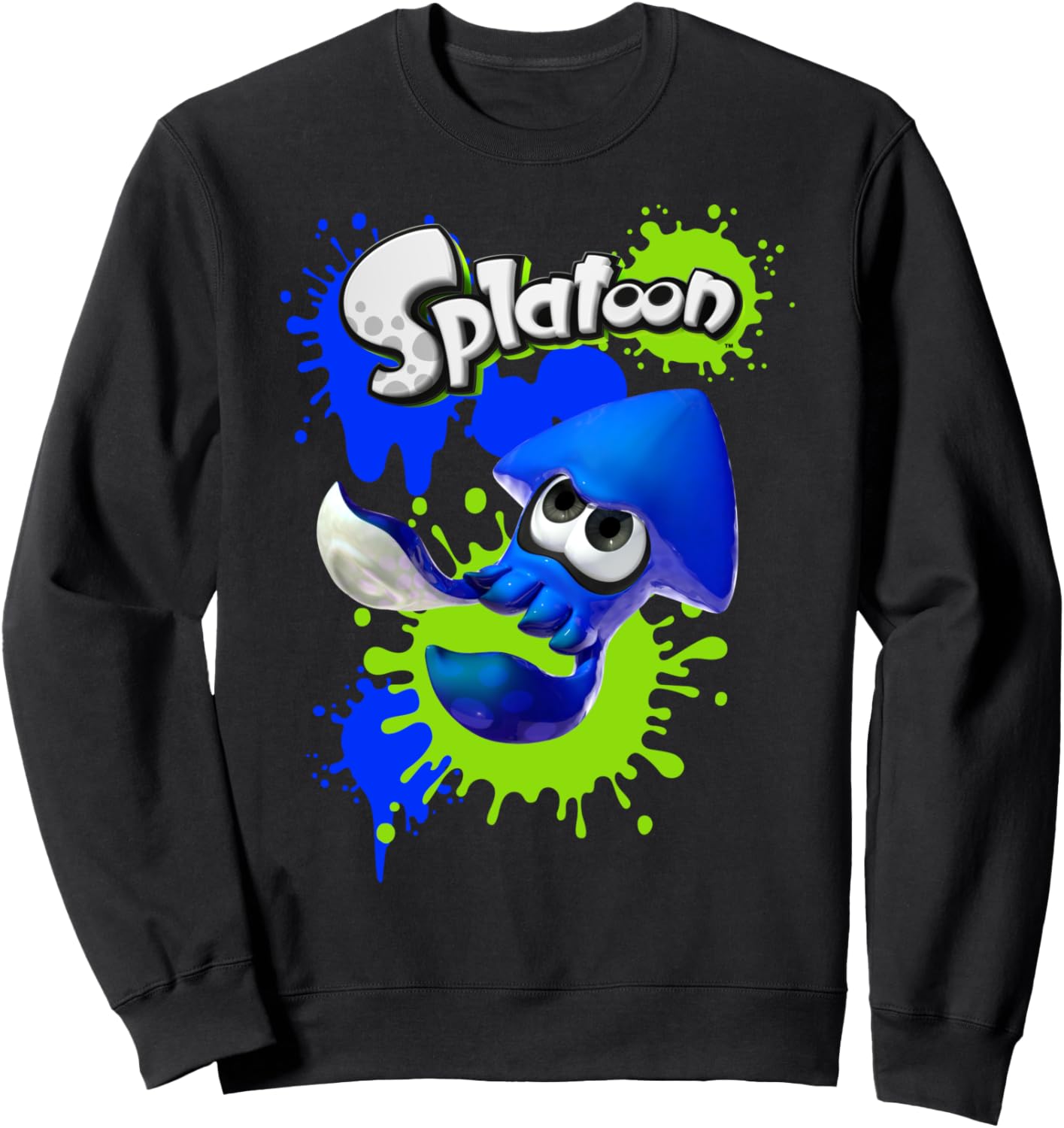 Nintendo Splatoon Spleediddle Splat Graphic Sweatshirt