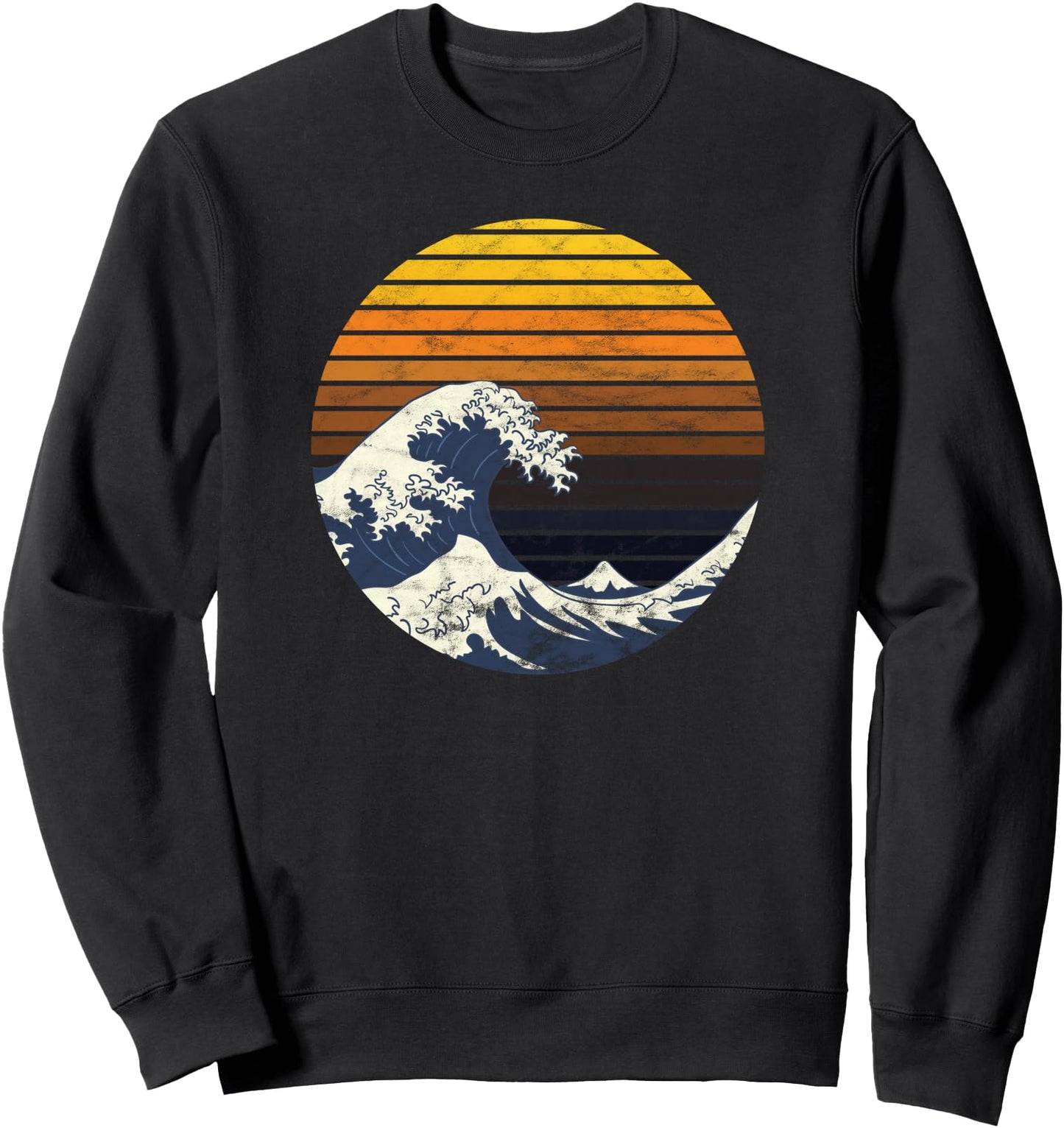 Great Wave of Kanagawa Hokusai Vintage Japanese Art Sweatshirt