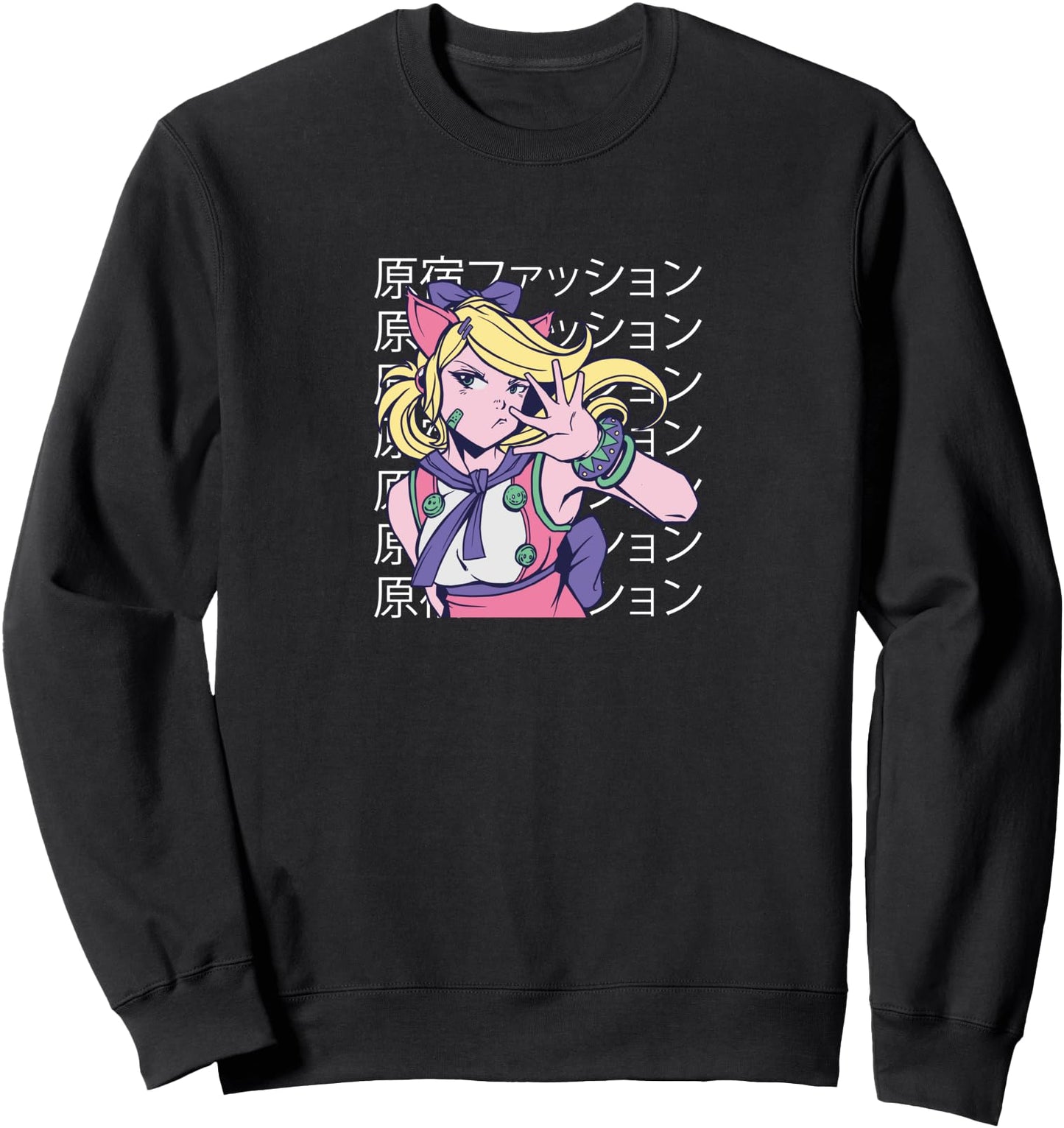 Kawaii Harajuku Fashion Pastel Goth Japanese Aesthetic Sweatshirt