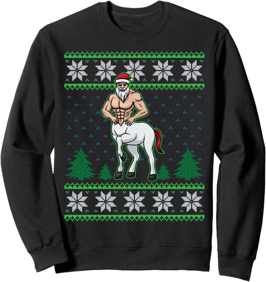 Centaur Gift Greek Mythology Funny Christmas Horseman Ugly Sweatshirt