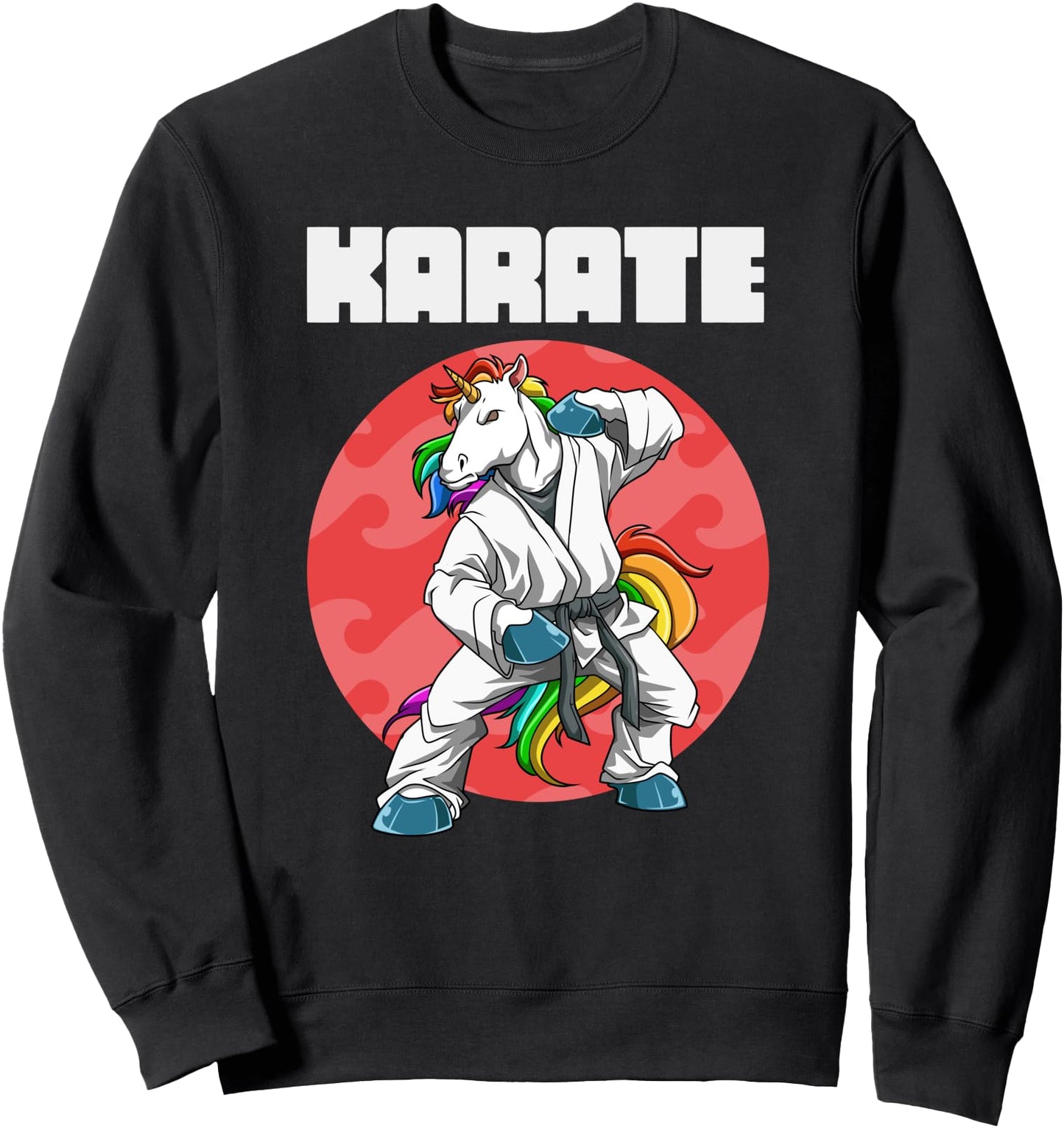 Karate Unicorn Kid - MMA Karate Japanese Martial Arts Sweatshirt