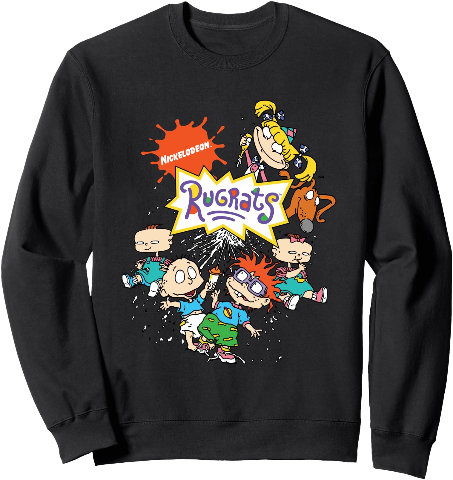 Nickelodeon Rugrats Full Character Crewneck Sweatshirts Sweatshirt