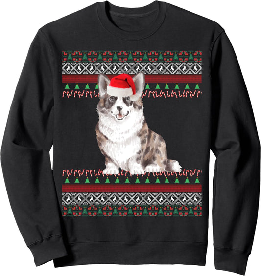 Cardigan Corgi Christmas Sweatshirt
