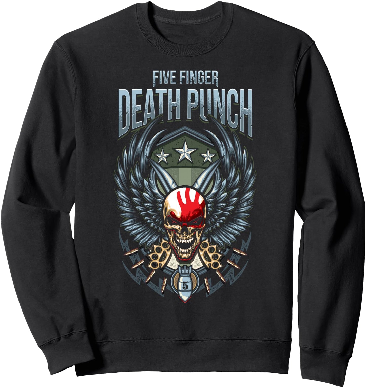 5FDP - Winged Skull Sweatshirt