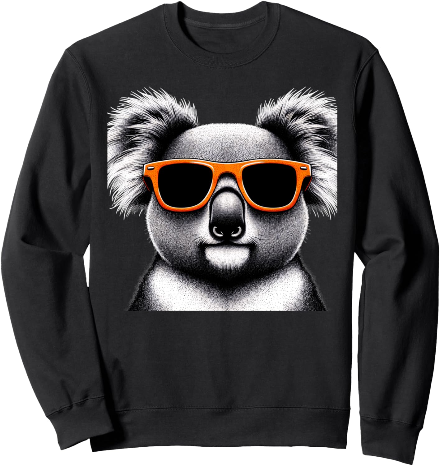 Cool Koala Wearing Sunglasses Graphic Art Sweatshirt