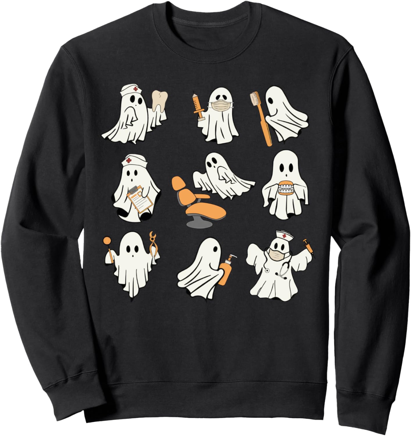 Halloween Dentist Dental Assistant Dental Hygiene Sweatshirt