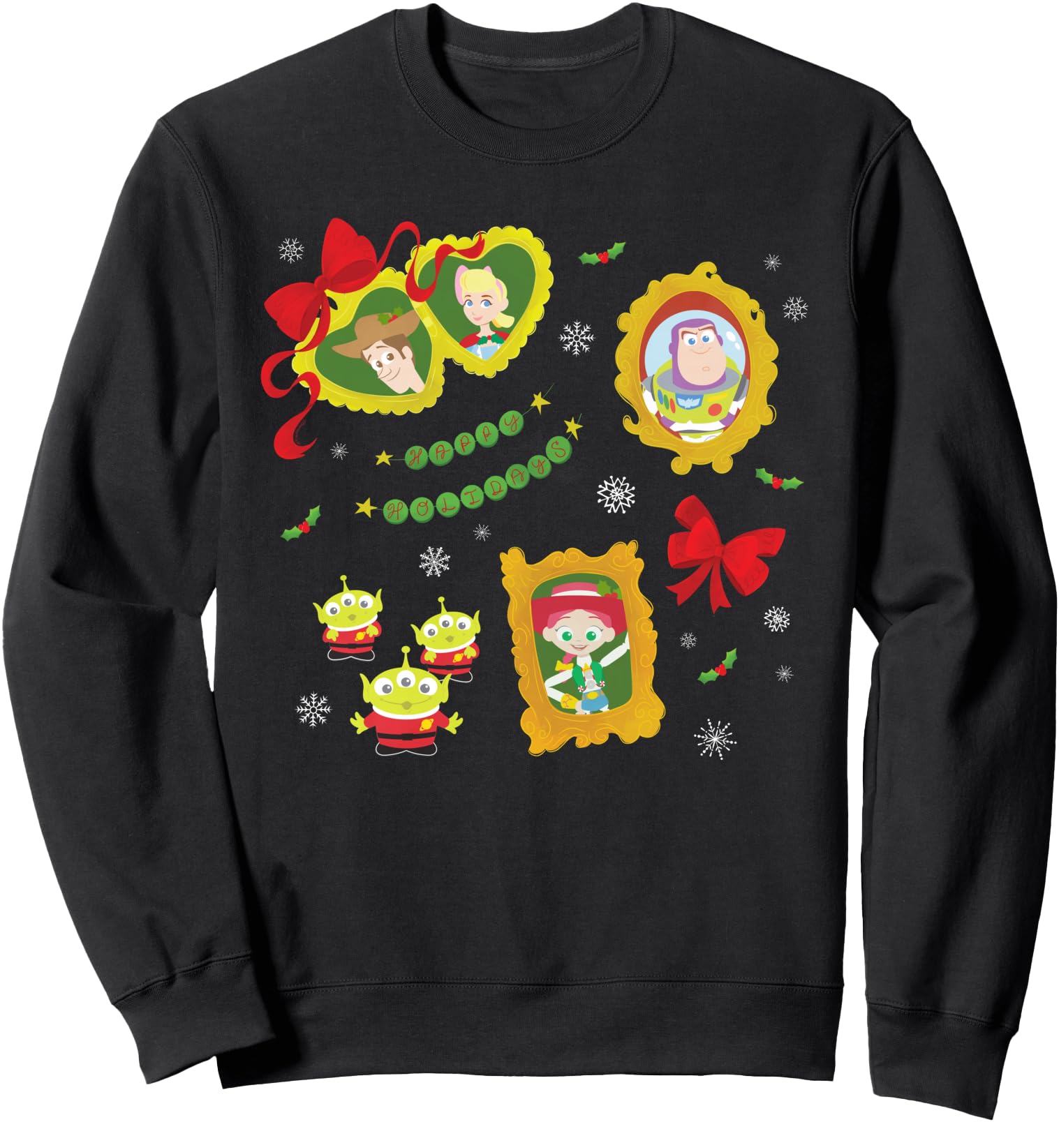 Disney & Pixar's Toy Story Happy Holidays Christmas Coquette Sweatshirt