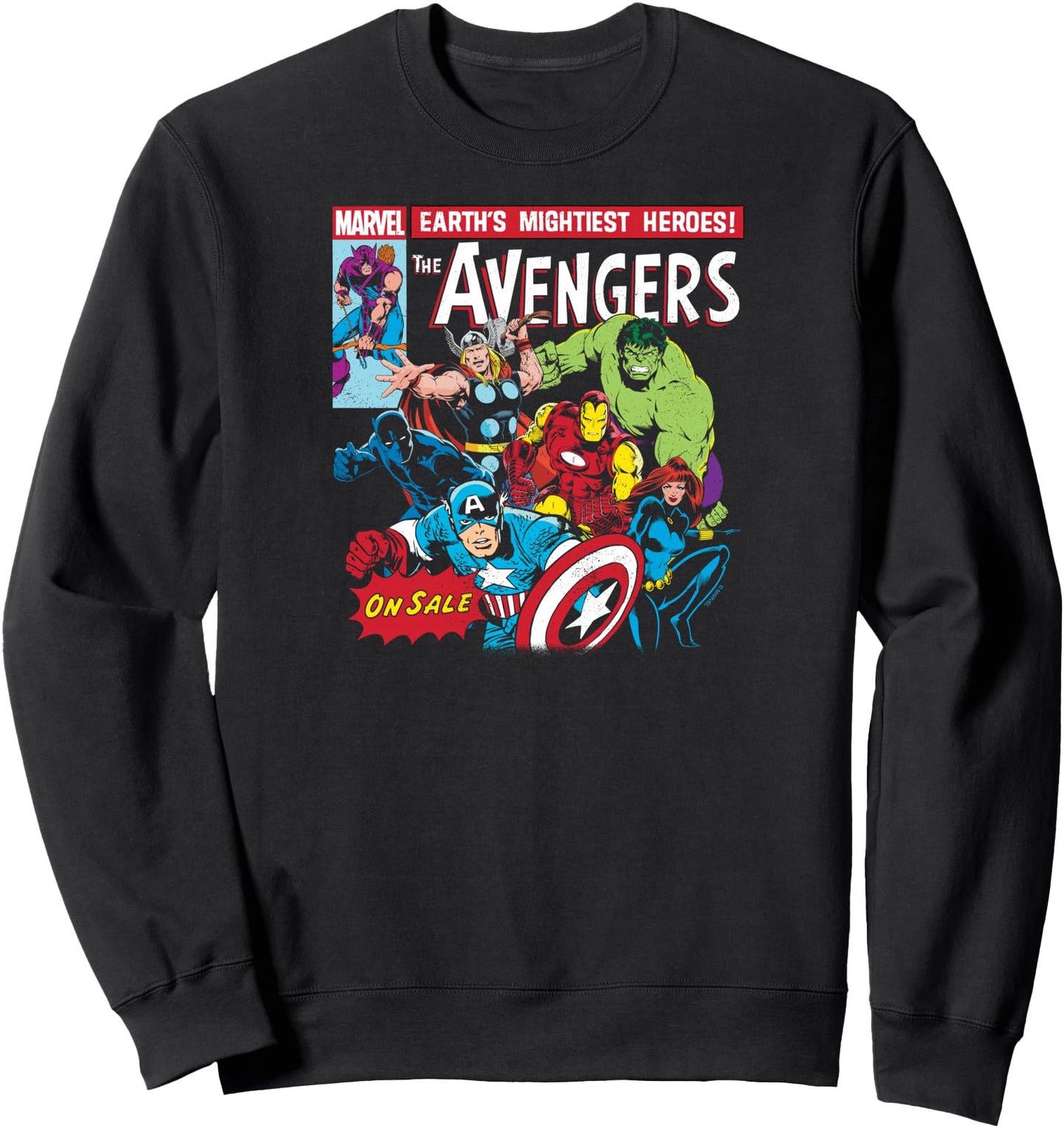 The Avengers - Retro Comic Sweatshirt