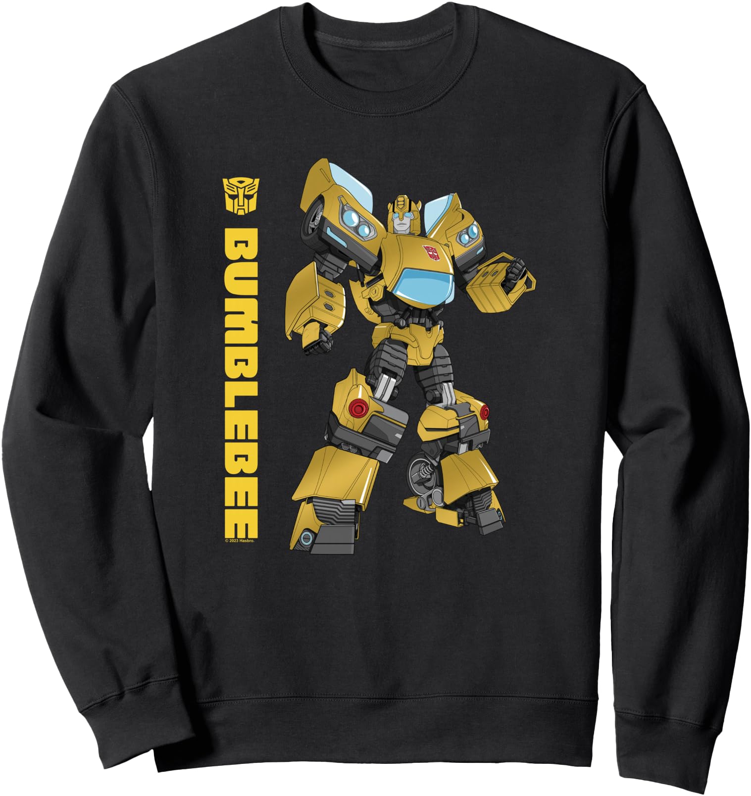 Transformers Bumblebee Autobots Epic Pose Portrait Sweatshirt