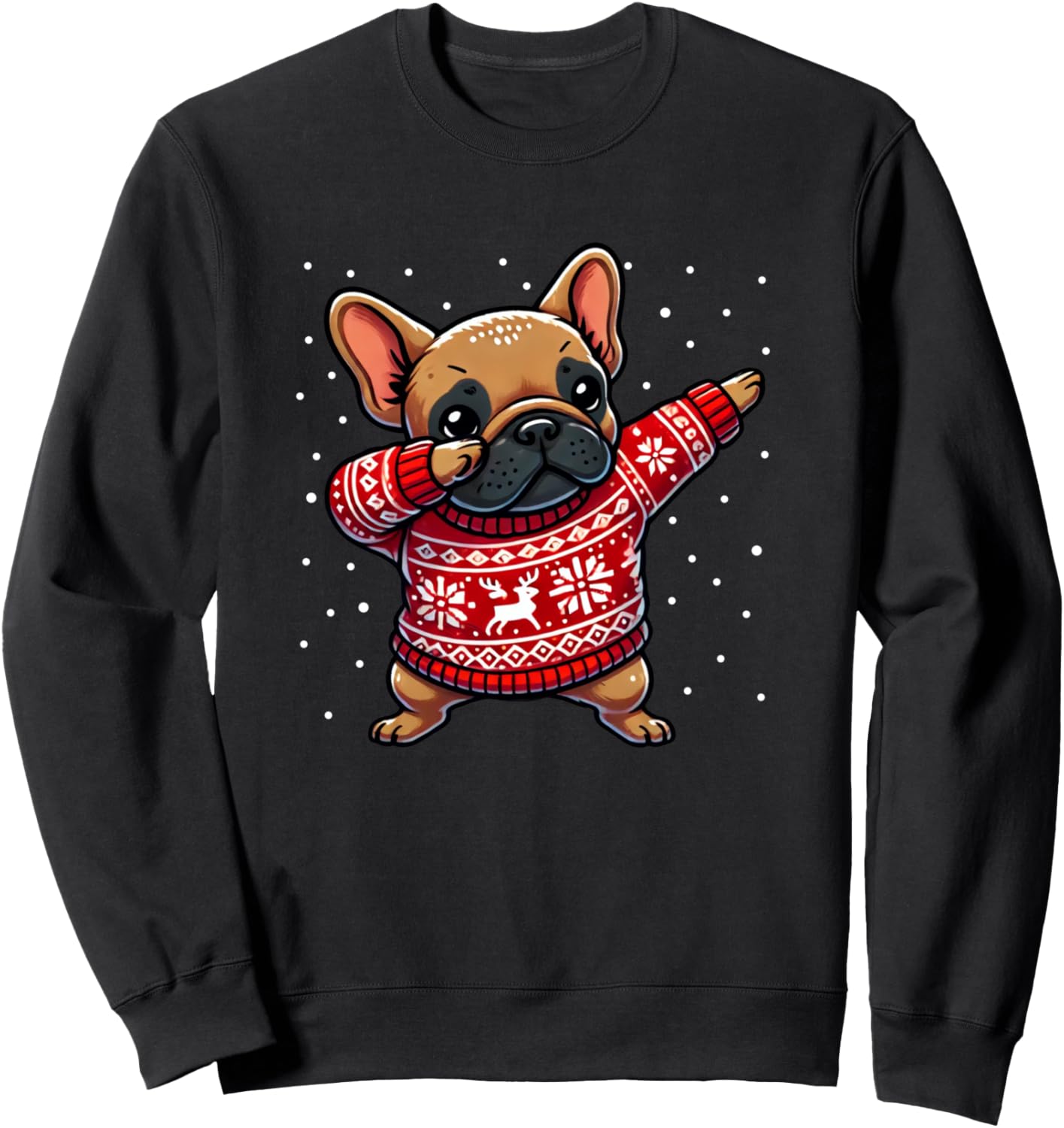 Christmas French Bulldog Funny Frenchie Ugly Christmas Sweatshirt