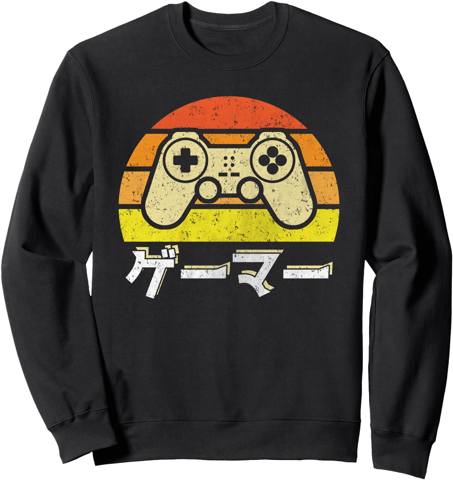 Vintage Retro Gamer Japanese Video Game Player Sweatshirt