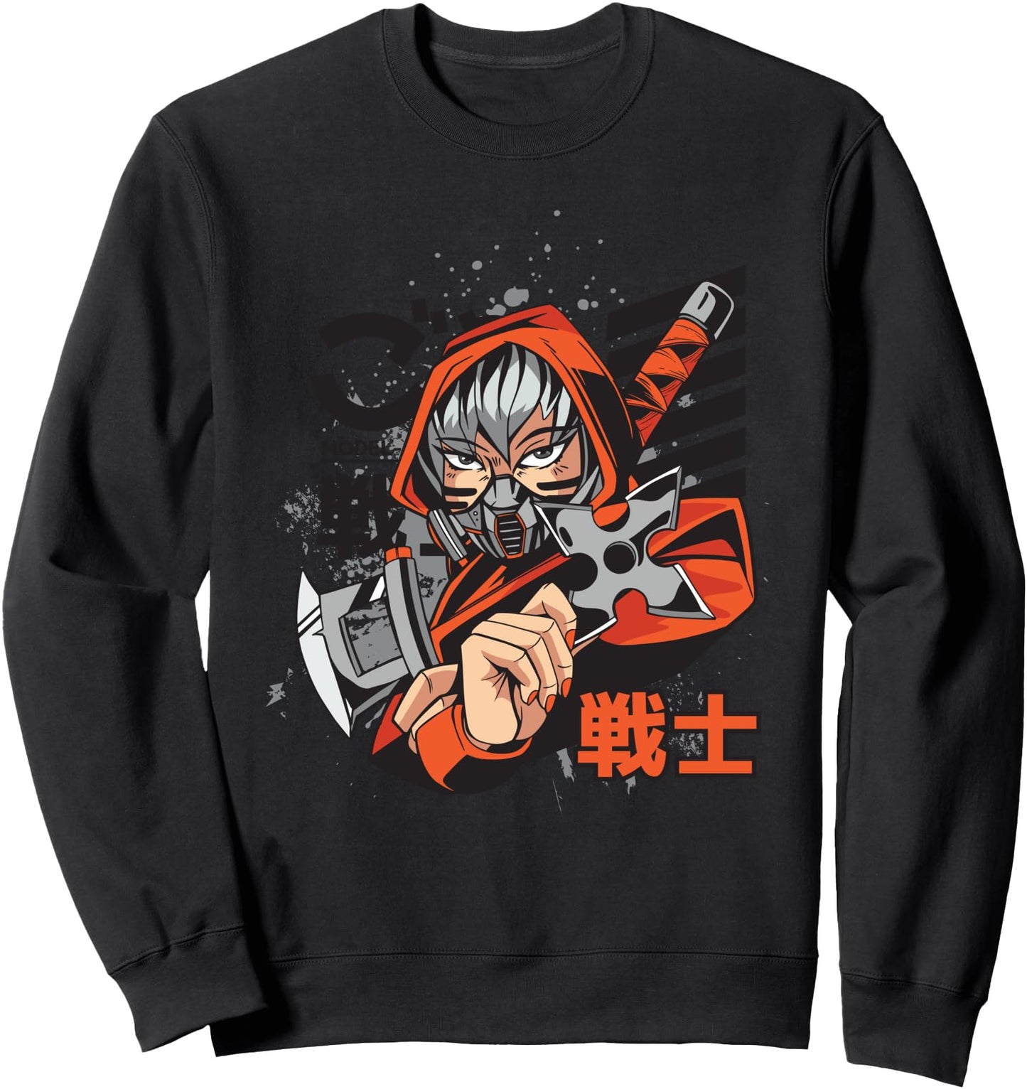 NINJA GIRL - Anime Tee Japanese Gift Sweatshirt