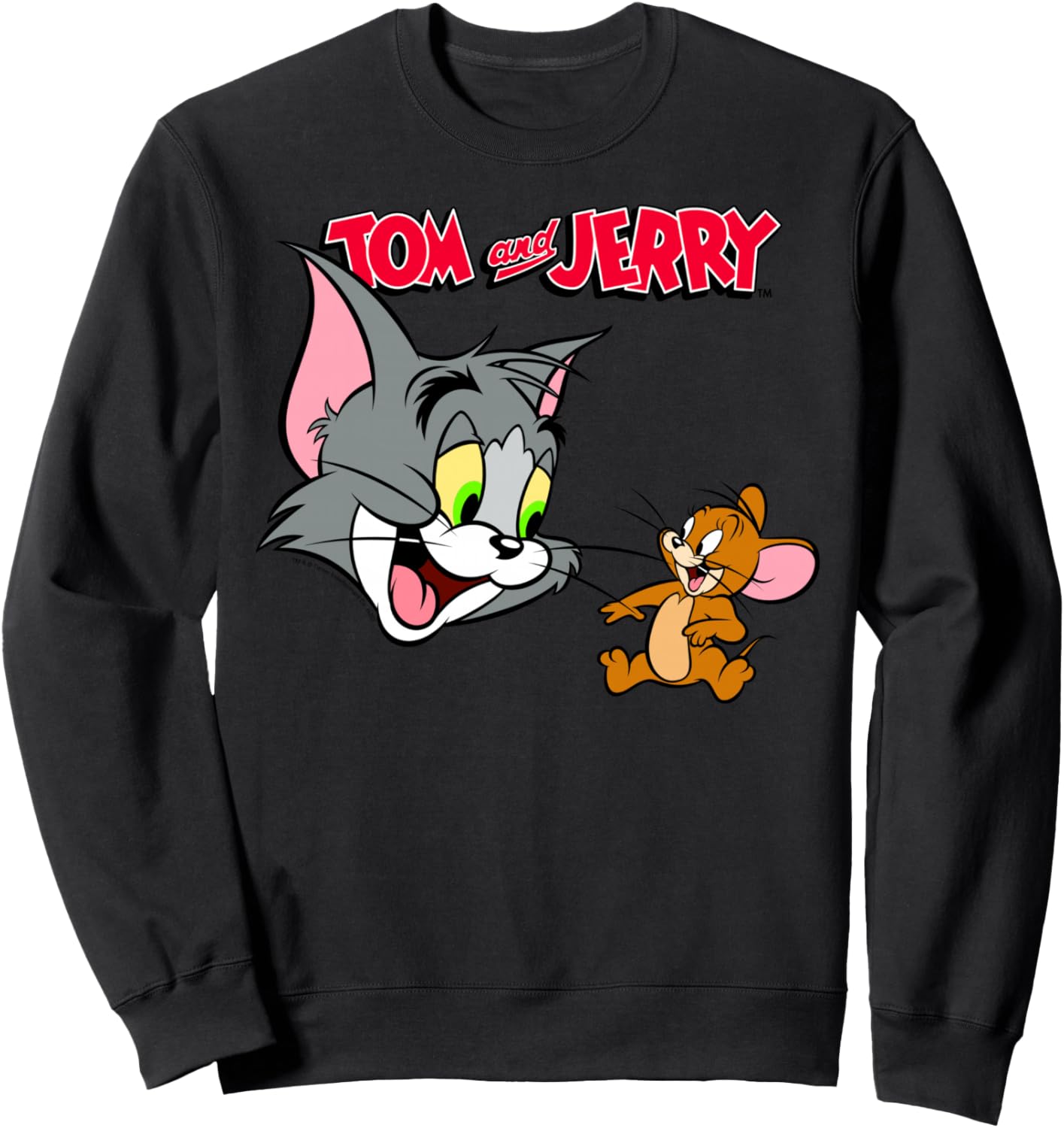 Tom And Jerry Logo Portrait Sweatshirt