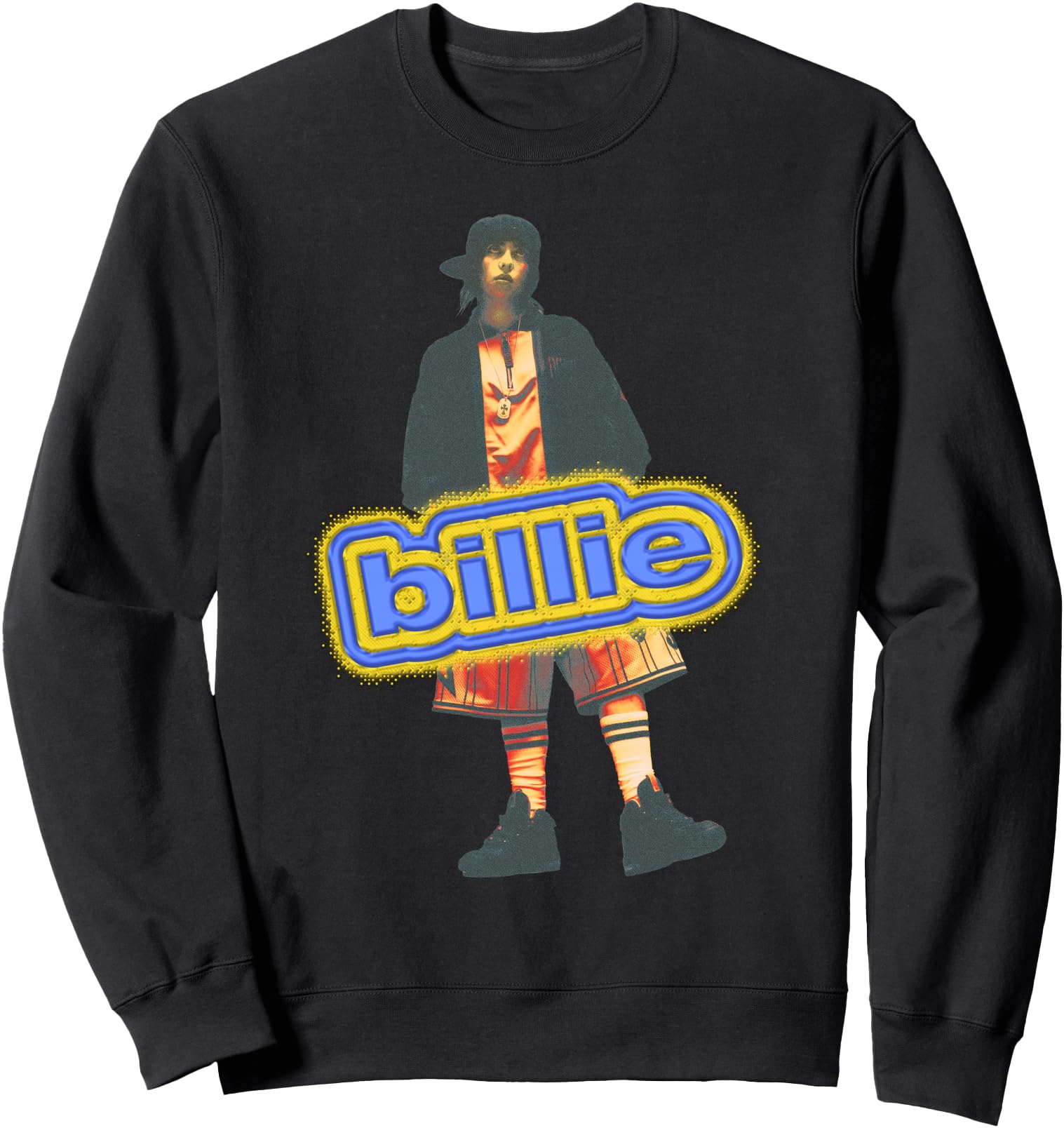 Official Billie Eilish HIT ME HARD AND SOFT Gradient Photo Sweatshirt