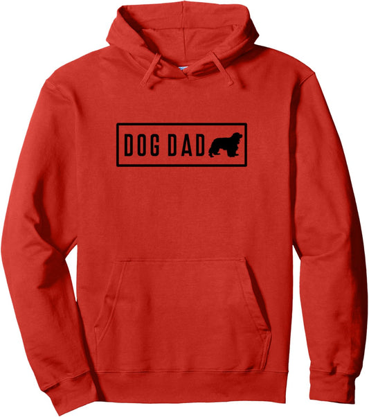 Cavalier Charles Dog Dad Pullover Hoodie