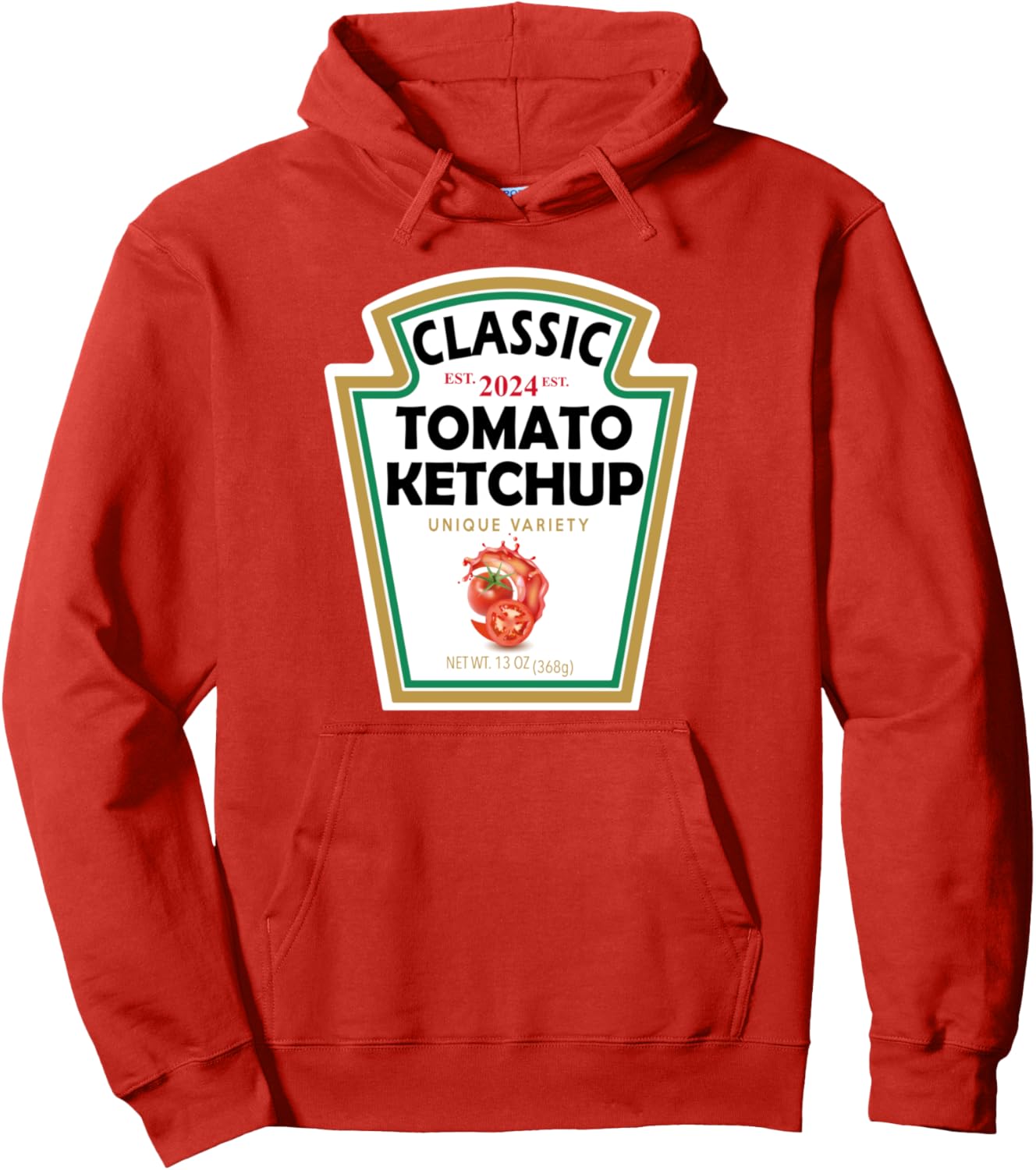 Red Ketchup DIY Halloween Costume Matching Group Ketchup Pullover Hoodie