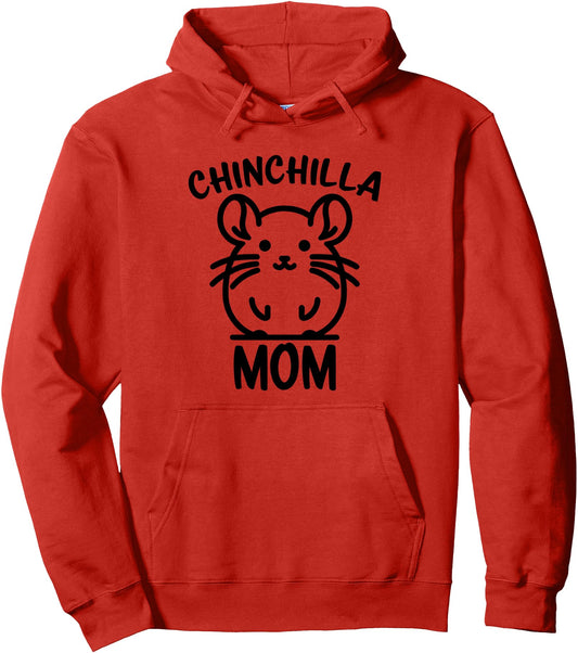 Chinchilla Mom Funny Chinchilla Pullover Hoodie