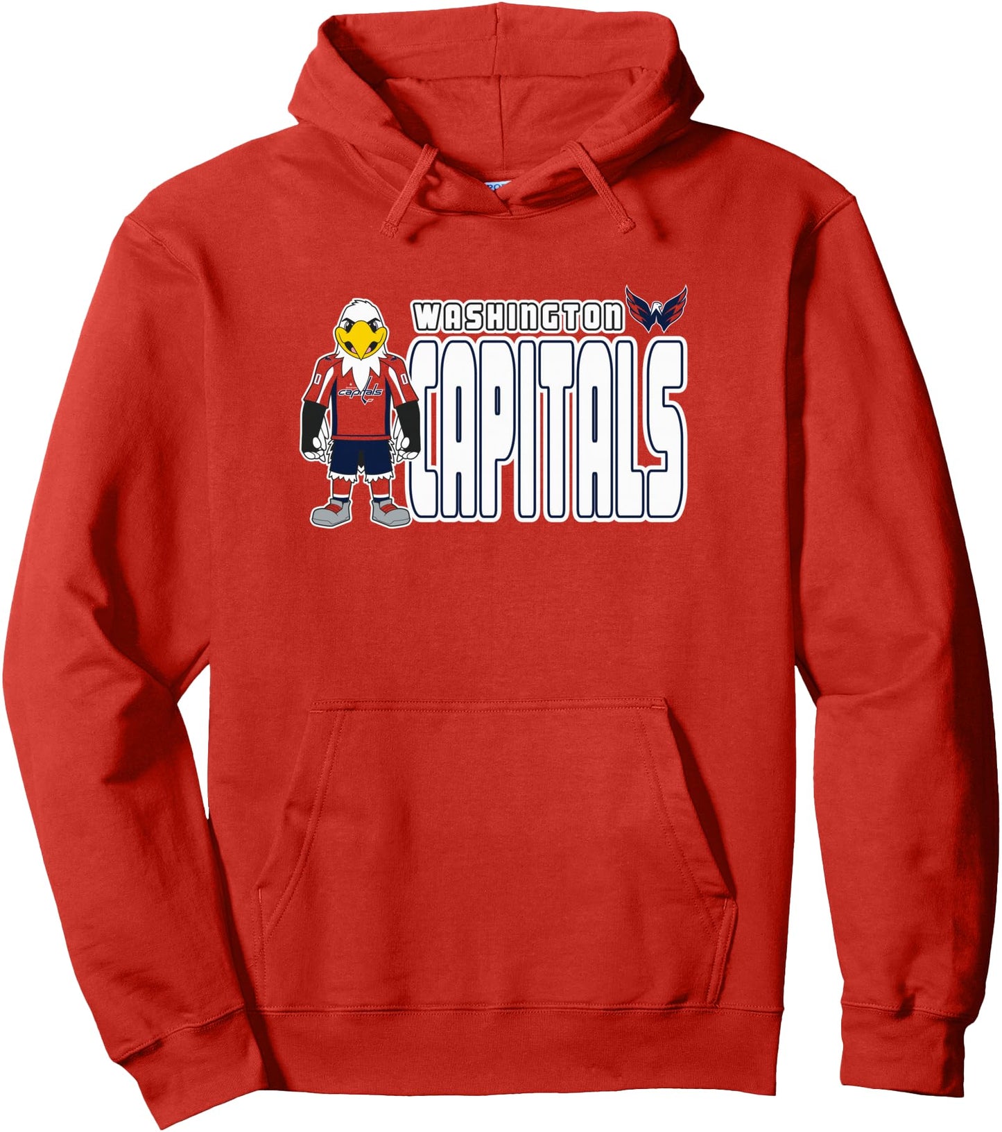 Washington Capitals Mascot NHL Officially Licensed Pullover Hoodie