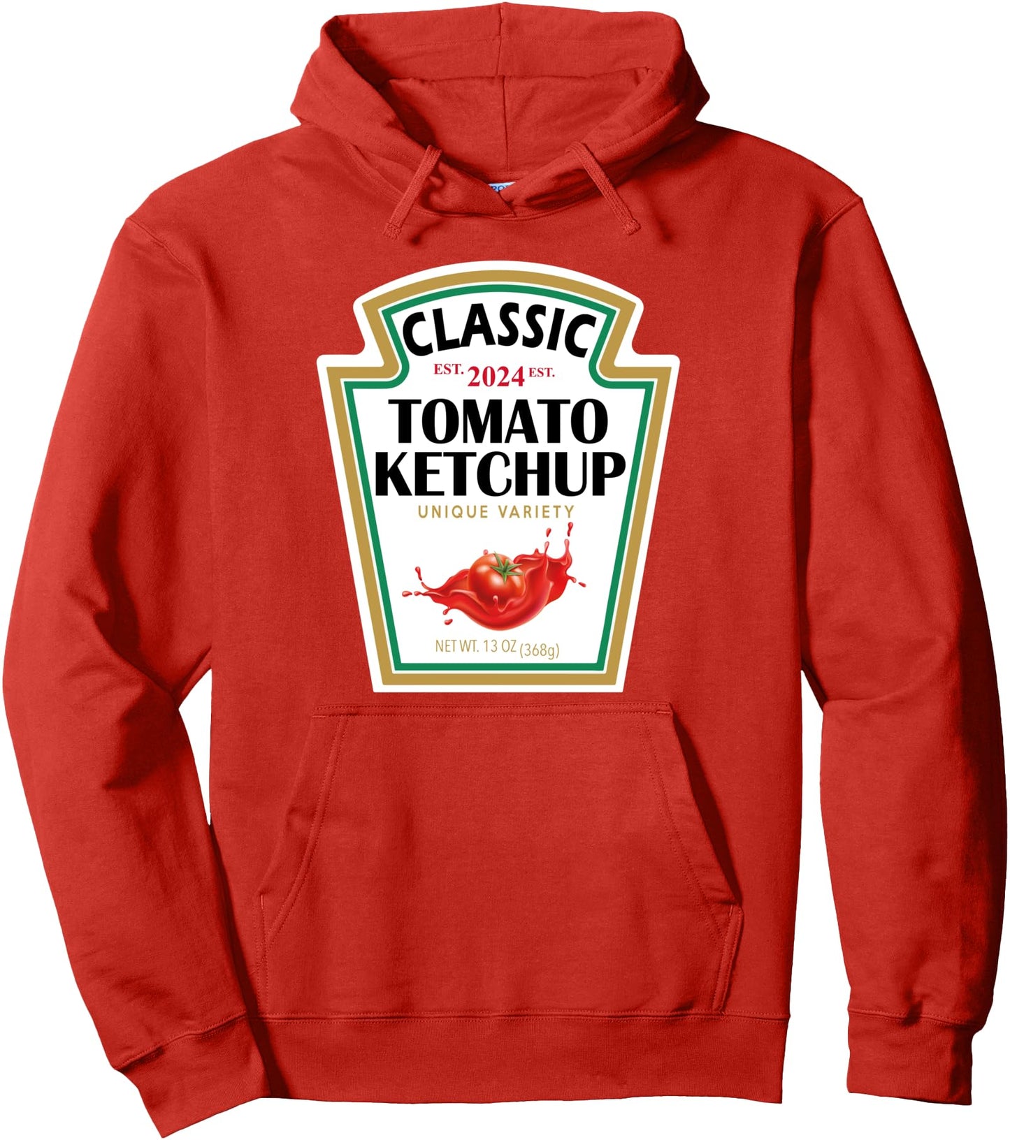 Red Ketchup DIY Halloween Costume Matching Group Ketchup Pullover Hoodie