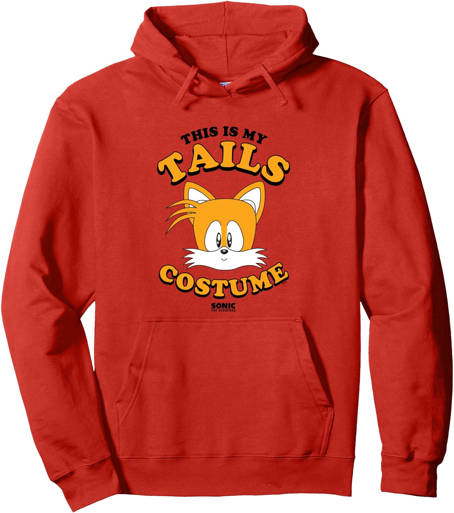Sonic The Hedgehog Halloween This Is My Tails Retro Costume Pullover Hoodie