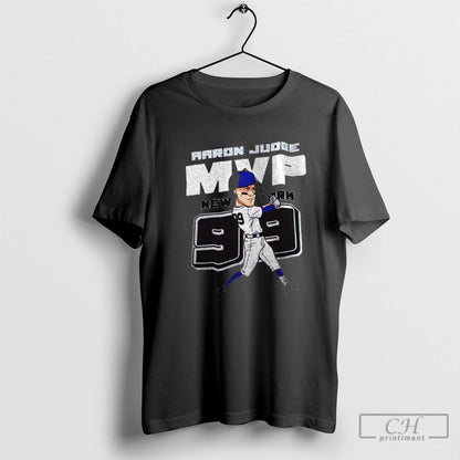 Aaron Judge New York Yankees Mvp Caricature Tee Exclusive Style