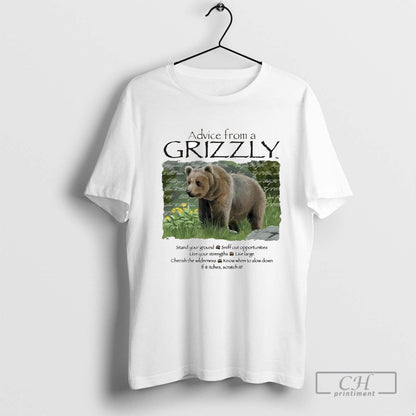 Advice From Bear Live Large Sniff Out Opportunities TShirt Modern