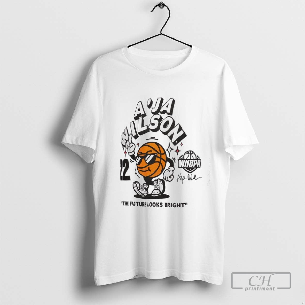Aja Wilson Las Vegas Aces Basketball Future Looks Bright Tee Classic