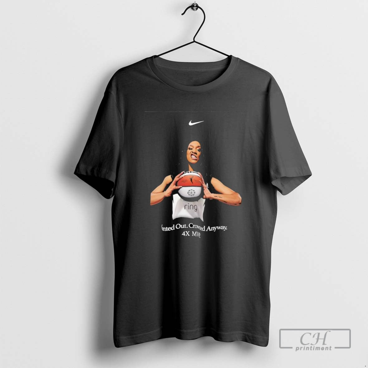 Aja Wilson Inted Out Crowned Anyway 4X Mvp Shirt Designer Design