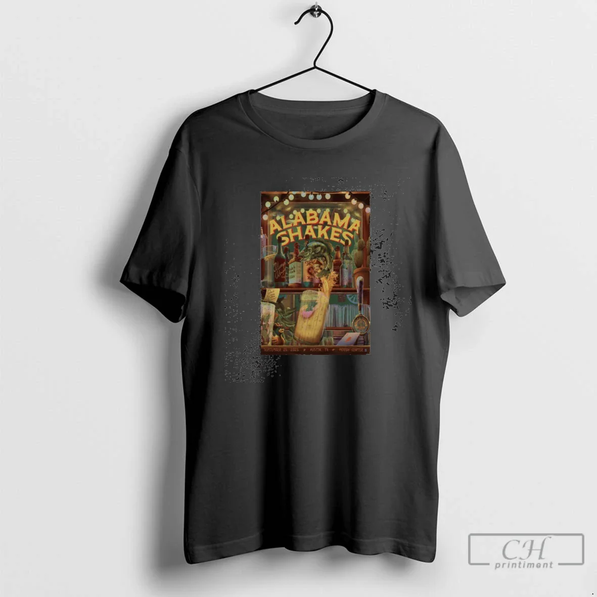 Alabama Shakes Sept 25 2025 Moody Center Austin TShirt Designer Art