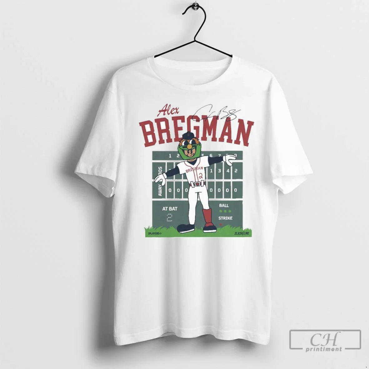 Alex Bregman Boston Red Sox Bat Ball Strike T Shirts Long Sleeve