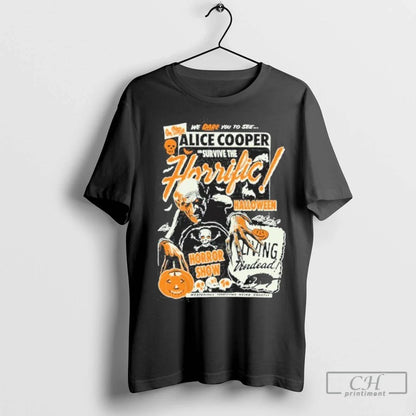 Alice Cooper Horrific Halloween Horror Show 2025 T Shirts Tee Trendy