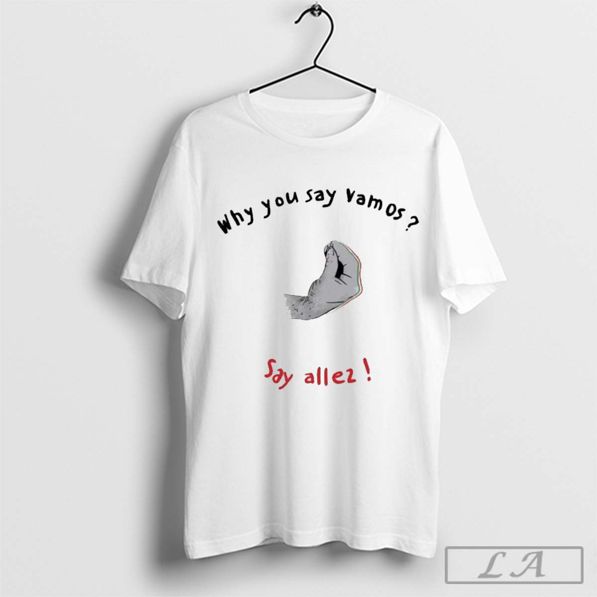 Alize Cornet Sara Errani Why You Say Vamos Say Allez TShirt Elegant