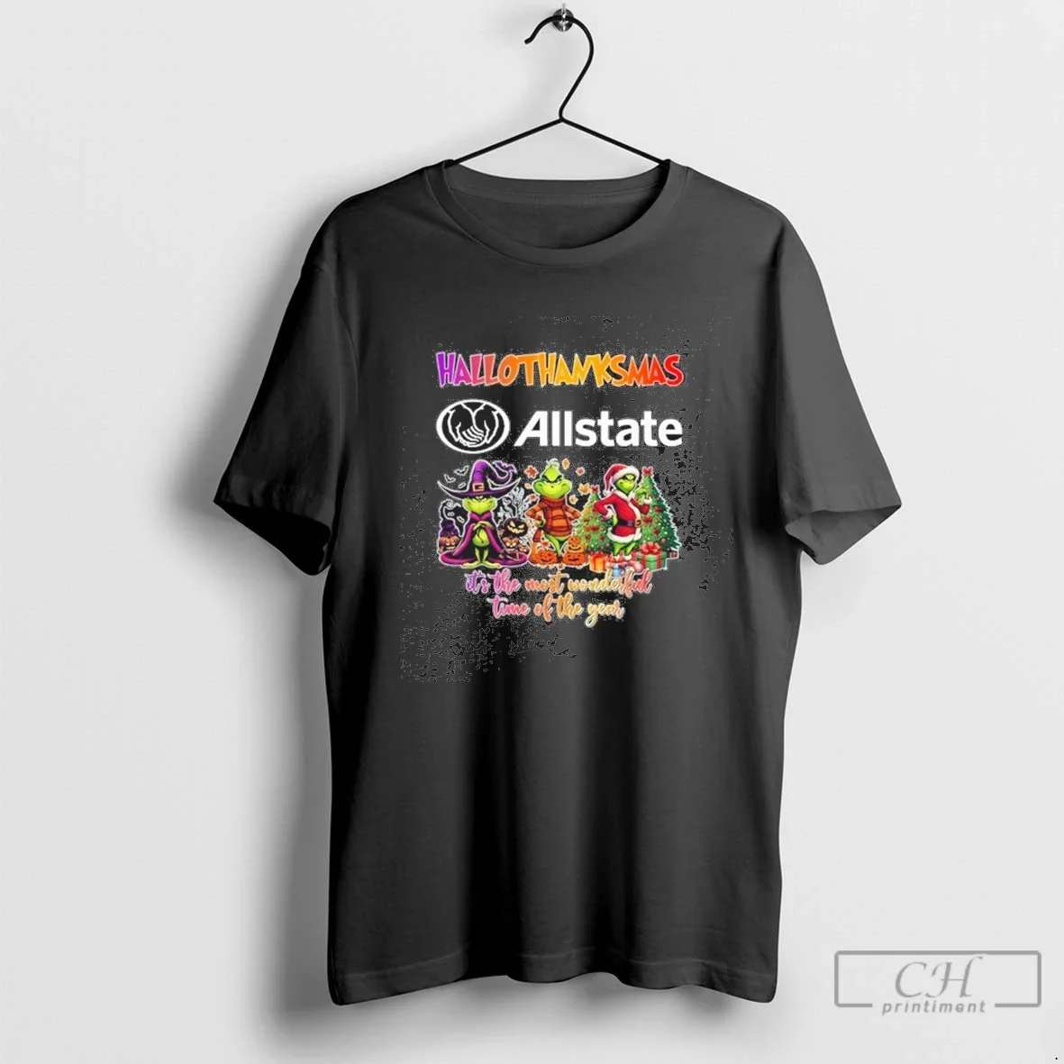 Allstate Logo Hallothanksmas Grinch Its Most Wonderful Time Year