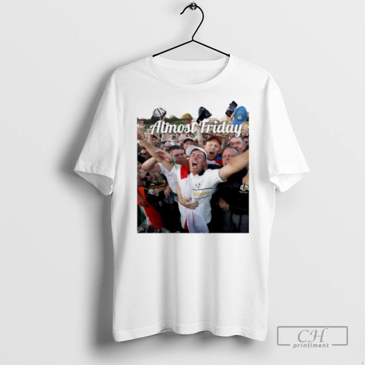 Almost Friday Rory Mcilroy Ryder Cup 2025 T Shirts Sweatshirt Retro