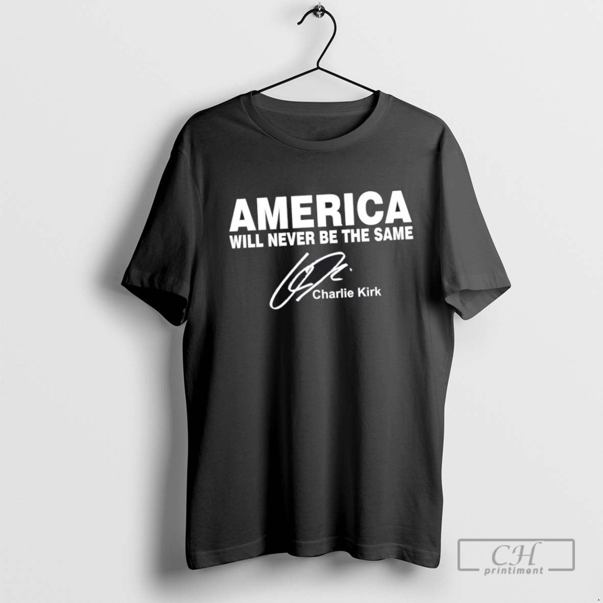 America Will Never Be Same Rip Charlie Kirk Signature Sweatshirt
