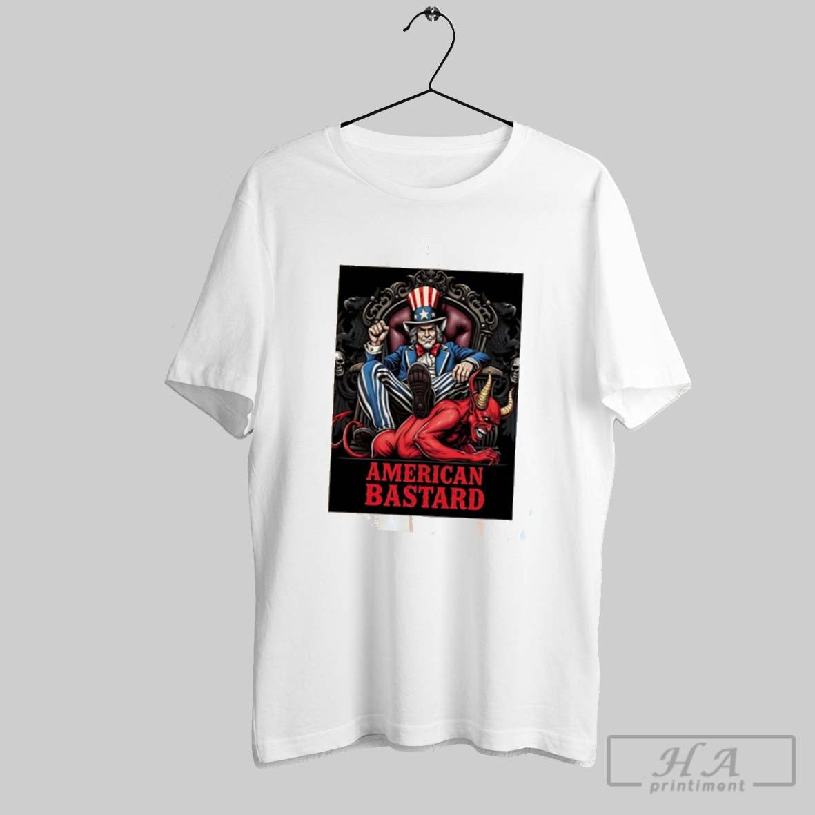 American Bastard Uncle Sam Vs Devil Team Liberty Sweatshirt Elegant