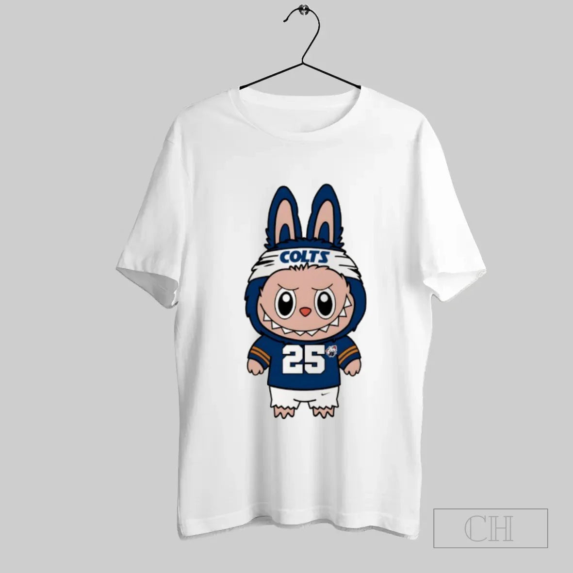 American Football Labubu Mascot Indianapolis Colts Tee Retro Apparel
