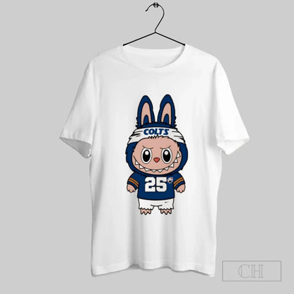 American Football Labubu Mascot Indianapolis Colts Tee Retro Apparel