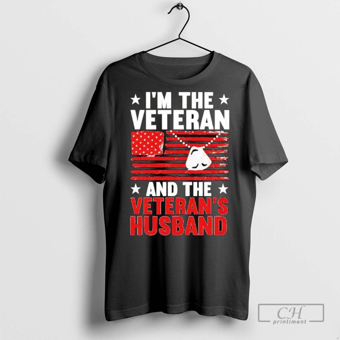 American Flag Im Veteran And Veterans Husband T Shirts Hoodie