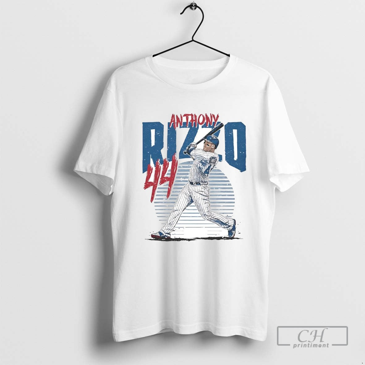 Anthony Rizzo 44 Rise Batting Chicago Cubs TShirt Stylish Gift